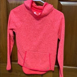 pink sweatshirt